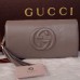 Gucci Soho leather clutch 336753 Gray