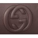 Gucci Soho leather clutch 336753 Gray