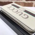 Gucci Print Vintage Logo Grained Leather Zip Around Wallet 496317 White