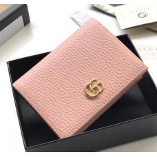 Gucci Leather Card Case ‎456126 Pink