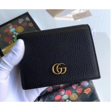 Gucci Leather Card Case ‎456126 Black