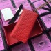 Gucci Padlock GG Signature Leather Continental Chain Wallet 453506 Red