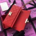 Gucci Padlock GG Signature Leather Continental Chain Wallet 453506 Red