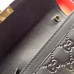 Gucci Padlock GG Signature Leather Continental Chain Wallet 453506 Black