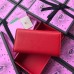 Gucci Padlock Calfskin Continental Chain Wallet 453506 Red