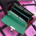 Gucci Padlock Calfskin Continental Chain Wallet 453506 Green