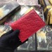 Gucci Signature Card Case with Cat 548057 Red