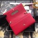 Gucci GG Marmont Leather Chain Wallet ‎546585 Red 2018