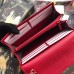 Gucci GG Marmont Leather Chain Wallet ‎546585 Red 2018