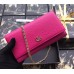 Gucci GG Marmont Leather Chain Wallet ‎546585 Pink 2018