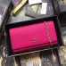 Gucci GG Marmont Leather Chain Wallet ‎546585 Pink 2018