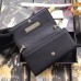 Gucci GG Marmont Leather Chain Wallet ‎546585 Black 2018