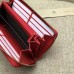 Gucci GG Marmont zip around wallet  443123 red