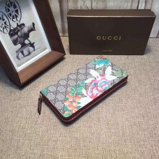 Gucci Tian zip around wallet 424893 Red