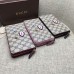 Gucci zip around wallet with embroidered face 431392 pink