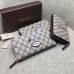 Gucci zip around wallet with embroidered face 431392 pink