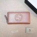 GUCCI SOHO WALLET 308004 IN GRAINED LEATHER pink gold