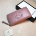 GUCCI SOHO WALLET 308004 IN GRAINED LEATHER pink