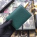 Gucci Zumi Grainy Leather Card Case Wallet 570660 Green 2019