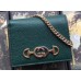 Gucci Zumi Grainy Leather Card Case Wallet 570660 Green 2019
