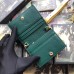 Gucci Zumi Grainy Leather Card Case Wallet 570660 Green 2019