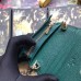 Gucci Zumi Grainy Leather Card Case Wallet 570660 Green 2019