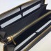 Gucci Vintage Web Rajah Zip Around Wallet 573791 Leather Black