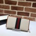 Gucci Vintage Web Rajah Zip Around Wallet 573791 Canvas Beige 2019