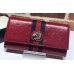 Gucci Vintage Web Rajah Continental Wallet 573789 Leather Red 2019