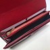 Gucci Vintage Web Rajah Continental Wallet 573789 Leather Red 2019