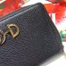 Gucci Zumi Grainy Leather Zip Around Wallet 570661 Black 2019