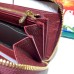 Gucci Zumi Grainy Leather Zip Around Wallet 570661 Burgundy 2019