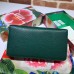 Gucci Zumi Grainy Leather Zip Around Wallet 570661 Green 2019