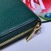 Gucci Zumi Grainy Leather Zip Around Wallet 570661 Green 2019