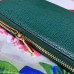 Gucci Zumi Grainy Leather Zip Around Wallet 570661 Green 2019