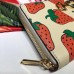Gucci Zumi Grainy Leather Zip Around Wallet 570661 Strawberry 2019