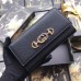 Gucci Zumi Grainy Leather Continental Wallet 573612 Black 2019