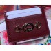 Gucci Zumi Grainy Leather Card Case 570679 Burgundy 2019