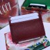 Gucci Zumi Grainy Leather Card Case 570679 Burgundy 2019