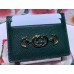 Gucci Zumi Grainy Leather Card Case 570679 Green 2019