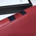 Gucci Web Sylvie Leather Continental Wallet 476084 Red 2017