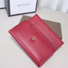 Gucci miss GG leather continental wallet 337335 red