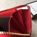 Gucci Leather Zip Around Wallet 456117 Red 2018