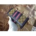 Gucci vintage web canvas wallet 409440 purple
