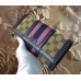 Gucci vintage web canvas wallet 409440 purple