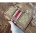 Gucci vintage web canvas wallet 409440 apricot