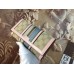 Gucci vintage web canvas wallet 409440 light pink