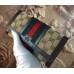 Gucci vintage web canvas wallet 409440 green