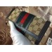 Gucci vintage web canvas wallet 409440 green