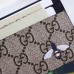 Gucci Bee Print GG Supreme Card Case ‎451277